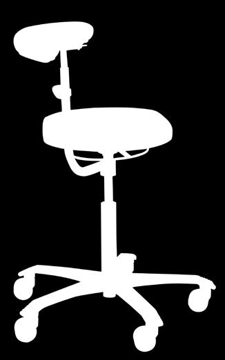 Ergonomic chairs for: assistant Saddle stool Jumper with lumbar support Saddle stool Amazone Balance Medical 6360 with ergo shape Amazone and Jumper saddle stools Score Dental Ergo shape 6360 See