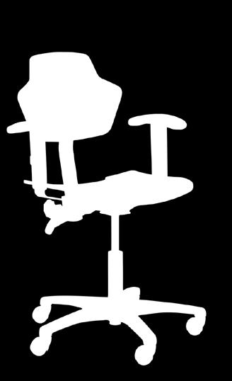 range of chairs with a wide range of adjustment options, allowing you to work ergonomically.