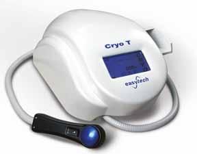 Products Cryokinetics Cryo T Compact system for cryotherapy with Peltier effect. 0434 Cryo T is a solid state cryotherapy equipment.