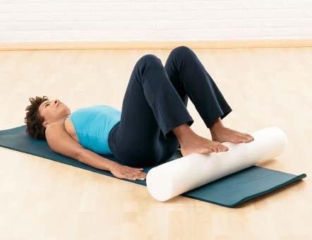 Hip Rolls Leg Lift Starting position: lying on back on Foam Roller, neutral pelvis and spine,