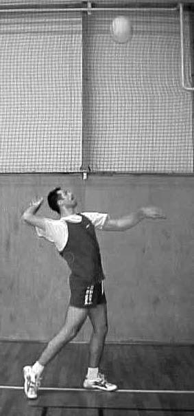 In fact, the schedule of weekly competitions in volleyball was taken into consideration in the development of this program. Figure 4. Medicine ball throw. Figure 5. Ball hits.