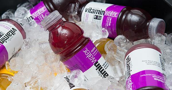 7. Vitamin Water Vitamin water was, and is, a huge hit in the drink industry. Yummy, flavored drinks with vitamins? They must be healthy!