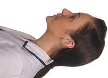 8. Cervical Retraction Chin Tucks Standing or sitting with shoulders back and chest up,