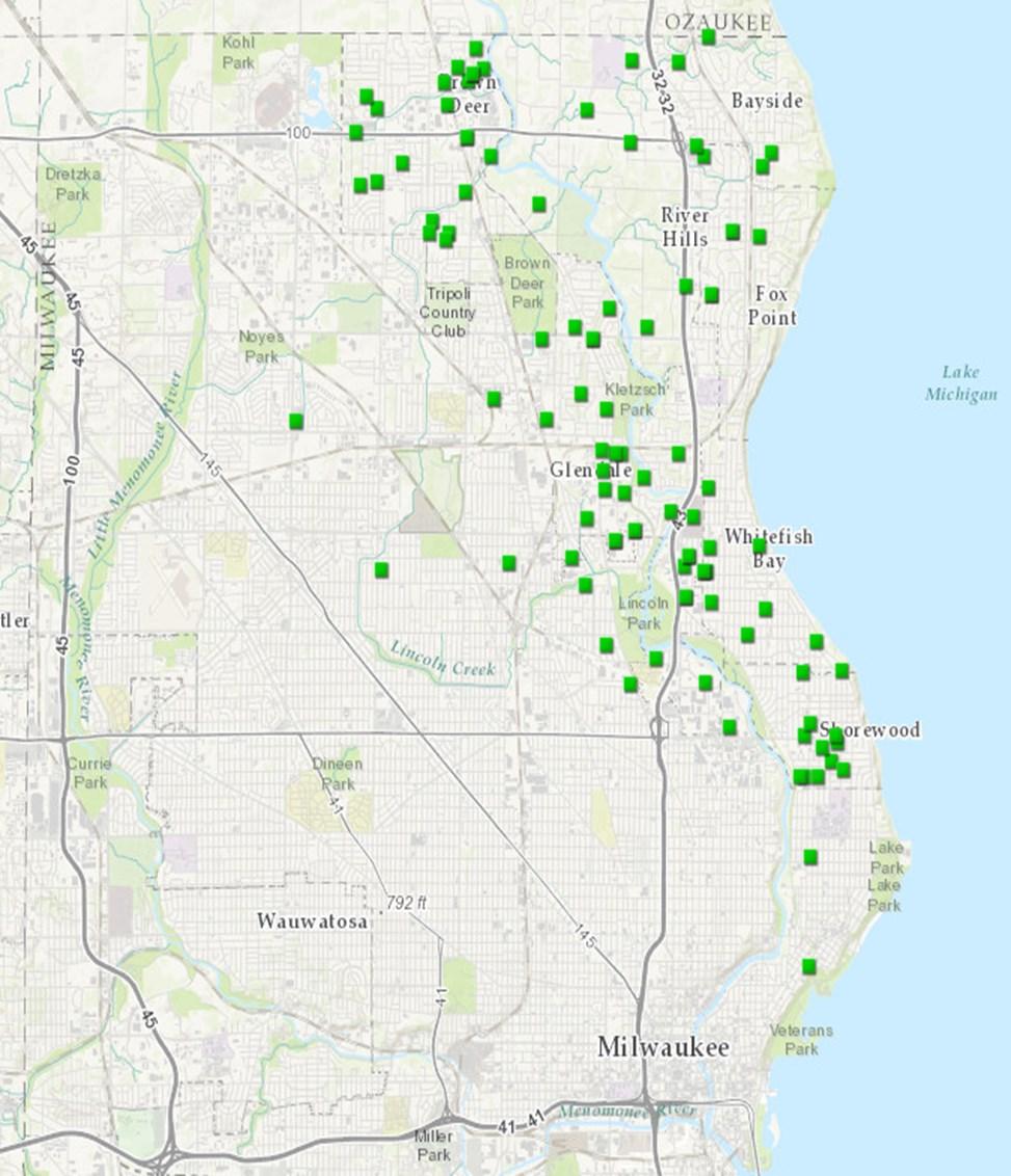 EMS Responses for Suspected Opioid-Related Overdose in the North Shore Region of Milwaukee County for Years 2014 2016 EMS responses in this analysis were identified using EMS medical record data that