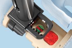 With constant clockwise torque on the t-driver, set the ratchet lever to off position and