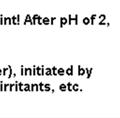 After ph of 2, it inhibits! See below).