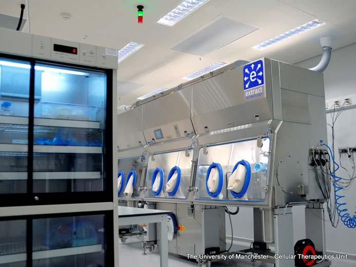 Cellular Therapeutics Unit (CTU) Move away from classical clean rooms Isolator technology controlled aseptic environment Protects patients cells