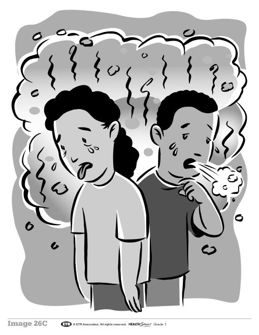 Lesson 26 Tobacco Smoke Hurts the Body Tobacco smoke hurts the person who chooses to smoke. Secondhand smoke hurts people near the smoker.