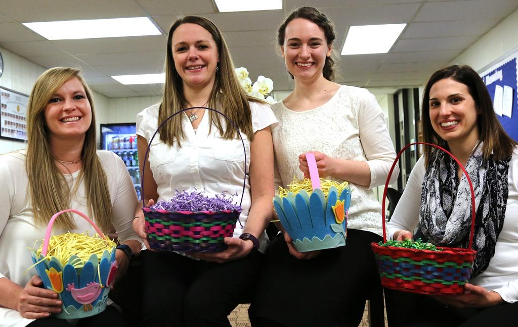 BC3 students goal: Change one more child s life with 100th Easter basket Exec at child advocacy center lauds phenomenal outreach effort March 5, 2018 Officers of Butler County Community College s
