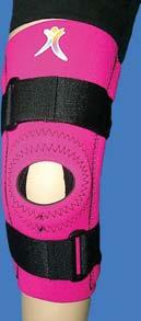and lower circumferential straps Covered, light-duty hinges w/ hyperextension stop PK4-U PATELLAR