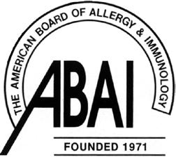 AMERICAN BOARD OF ALLERGY AND IMMUNOLOGY Approved as an ABMS Member Board in 1971 1835 Market Street, Suite 1210 Philadelphia, PA 19103 (866) 264-5568 or (215) 592-9466 abai.