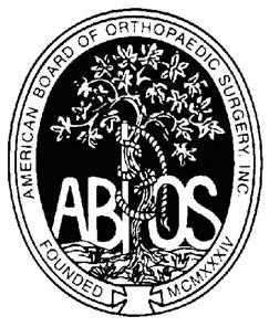 AMERICAN BOARD OF ORTHOPAEDIC SURGERY Approved as an ABMS Member Board in 1935 400 Silver Cedar Court Chapel Hill, NC 27514 (919) 929-7103 abos.