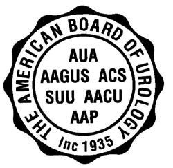 AMERICAN BOARD OF UROLOGY Approved as an ABMS Member Board in 1935 600 Peter Jefferson Parkway, Suite 150 Charlottesville, VA 22911 (434) 979-0059 abu.