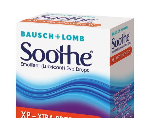 Recommend Soothe XP as your first choice for dry eye