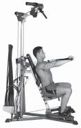 Shoulder Exercises Scapular Protraction (elbows stabilized) Serratus Anteriors Seated facing outward Center Cross Bar Narrow Pulleys Lift your chest, keep your knees bent and feet on Standing