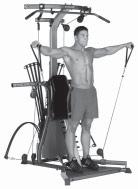 Shoulder Exercises Lateral Shoulder Raise Shoulder Abduction (elbows stabilized) Middle Deltoids; Supraspinatus; Upper Trapezius Standing facing outward Squat Pulley Frame Standard Pulleys You may