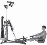 Shoulder Exercises Crossover Seated Rear Delt Rows Elbow Flexion Anterior and Middle Deltoids Seated on the floor facing machine Squat Pulley Frame Maintain a 90 angle between your upper arms and