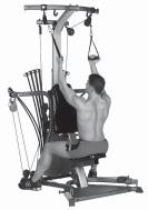 Back Exercises Narrow Lat Pulldowns with Shoulder Extension (with elbow flexion) Latissimus Dorsi; Teres Major; Rear Deltoids; Biceps Seated Facing Power Rod unit Lat Cross Bar Narrow Pulleys Lift