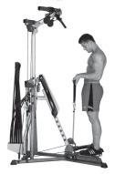 Arm Exercises Wrist Extension Forearms Standing facing Power Rod unit Squat Pulley Frame Keep your knees slightly bent and feet on Standing Platform.