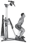 Leg Exercises Leg Extension Quadriceps Seated facing outward None Squat Pulley Frame Engaged Use slow, controlled motion do not kick into the extension.