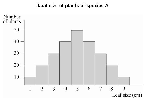 Leaf size affects the ability of a plant to absorb sunlight and make food. Plants with larger leaves can live in areas with lower light levels.