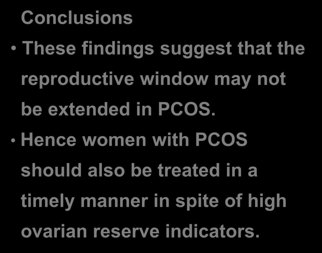 Is the fertile window extended in women with PCOS?
