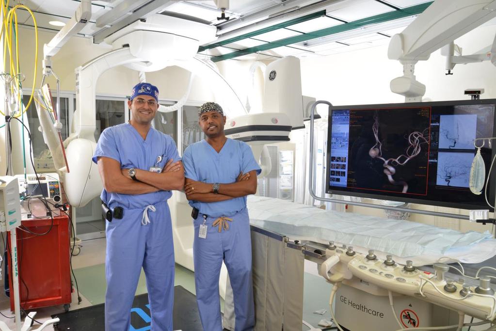 PHOTO Endovascular neurologists Dr. Ameer Hassan and Dr.