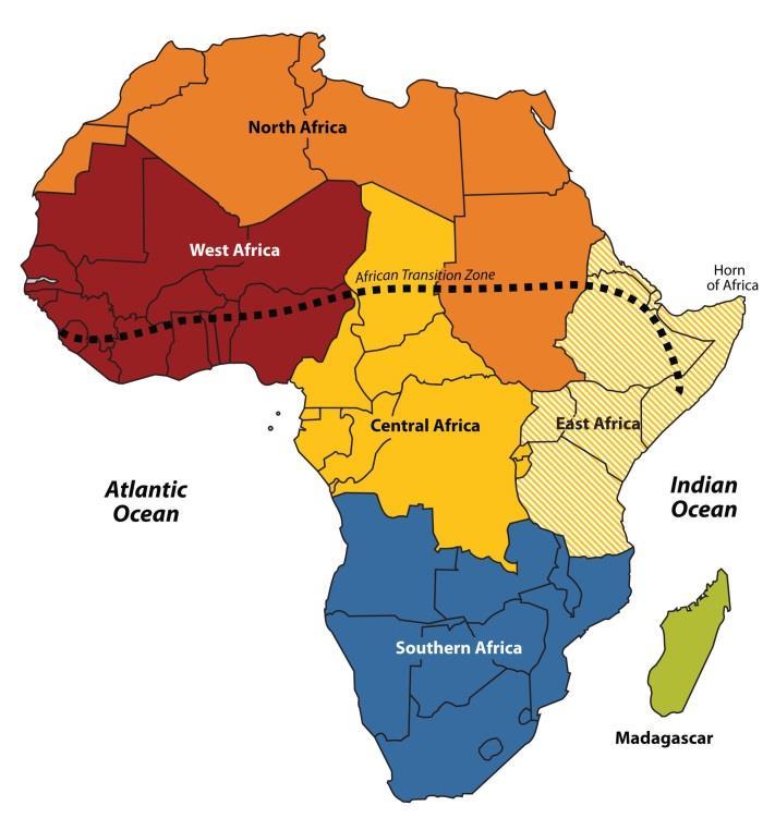 Methods All countries in Africa were identified and divided into regions Northern, Southern, Western, Eastern and Central regions The PubMed online database was used to perform the search Using a