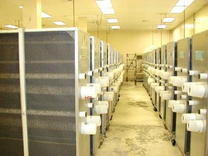 Sterile flies PRP Operations CDFA Rearing Facility in Hawaii 150 million pupae/week.
