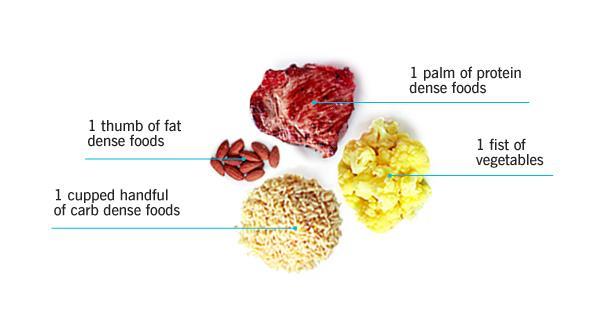 Portion Size What makes a healthy meal? Is it the right food, the right meal timing or the right portion size?