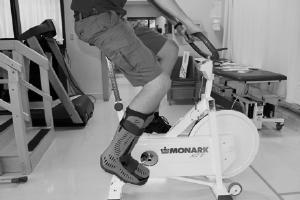 Also consider: Massaging your foot to decrease swelling Stationary bicycle while wearing Aircast boot (weeks 4-6) Core (plank, side planks, sit ups with physio ball, bridging with physio ball,