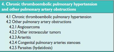 Chronic Thrombo-embolic Pulmonary