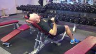 Workout D DB Triple Press You will do a DB Steep Incline Press followed by