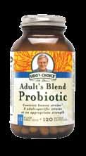 Udo s Choice Probiotic formulas provide beneficial bacteria to restore the natural balance within your intestines for better digestion and elimination.