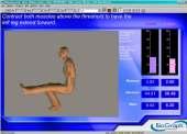 Strengthening - 2Ch Knee flexion Control over both channels during the movement is required to move the animation.