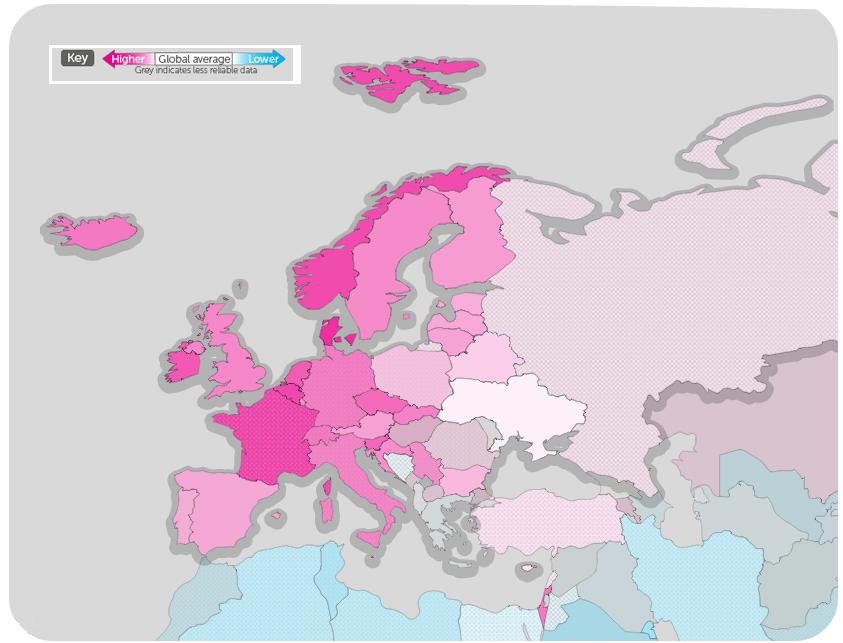 Cancer Incidence - Europe Europe