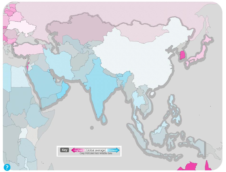 Cancer Incidence - Asia Asia