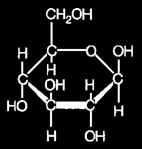 = glucose (a monosaccharide) If you look carefully you ll notice that the glucose molecule above (shown in both its linear and ring forms) is simply a 6-carbon skeleton to which numerous hydrogens