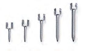 2. Thoracic Screw Placement Array Thoracic Pedicle Screws are placed within those vertebral bodies determined by the surgeon to be appropriate in size and location.