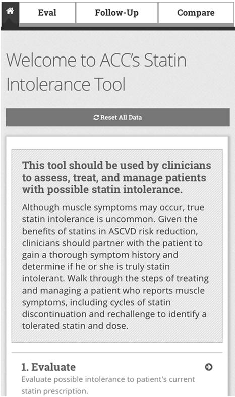Statin Intolerance Drug Interactions Risk of myopathy when statins coadministered w/ medications that inhibit their metabolism Choosing a