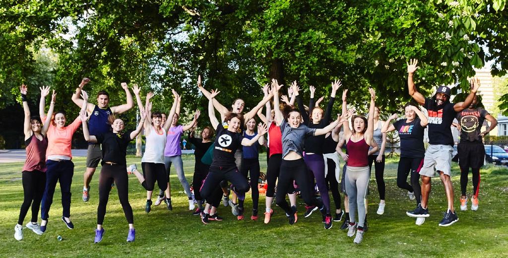 bringing the exercise class to their doorstep. Making use of a network of parks and open spaces allows Our Parks to create opportunities for people to be active within their local communities.