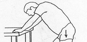 ITB Stretch: Stand with the side you re stretching facing the wall.