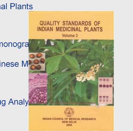 14 More sources of methods American Herbal Pharmacopoeia (19
