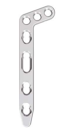 8 mm LCP Buttress Pins can be used in any 2.4 mm locking hole.