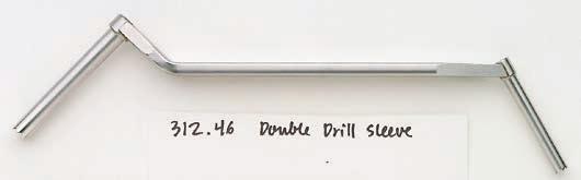 312.460 Double Drill Guide 4.5/3.