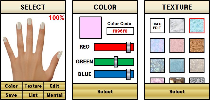 Item Criteria of Purchasing Nail Colors Factors Affecting Purchasing Needs Factors Affecting Color Choice Factors Affecting Change of Color Choice Tendency to Purchase Colors Match of Color