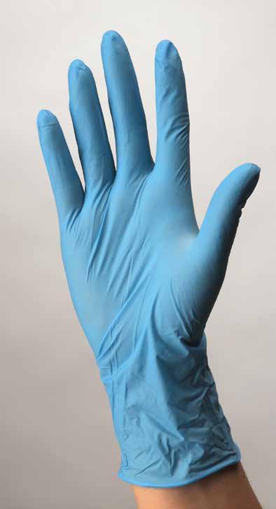 Stretchy Powder-Free Non-Sterile Examination Gloves Stretchy examination gloves are soft and flexible. The gloves recover shape quickly and effectively mold to the hands for a comfortable fit.