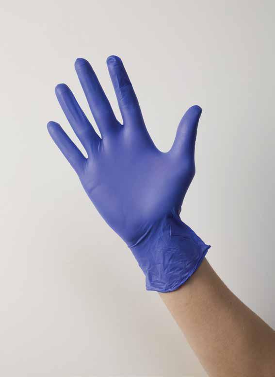 The risk of developing a glove associated irritation can be reduced by choosing a glove that has low residual chemicals, is powder-free, and fits properly.