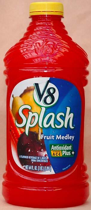 Ingredients Water, High Fructose Corn Syrup, Reconstituted Vegetable Juice (Water And Concentrated Juice Of Carrots), Contains Less Than 2% Of: Reconstituted Fruit Juice Blend (Water And