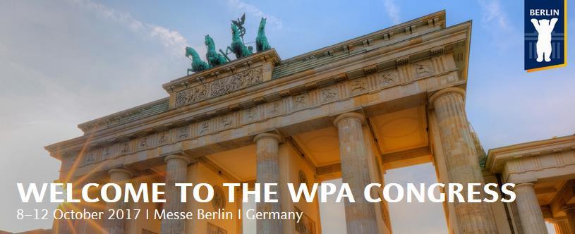 Selected conferences 8 12 October 2017 WPA World Congress of Psychiatry Berlin This World Congress offers an ideal opportunity to take stock of the state of psychiatry in the early part of the 21st
